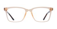 Beige Glasses Direct Courtney Rectangle Glasses - Front