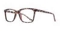 Light Havana Glasses Direct Courtney Rectangle Glasses - Angle