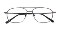 Gunmetal Glasses Direct Cowboy Aviator Glasses - Flat-lay