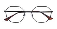 Shiny Black Glasses Direct Daelan Round Glasses - Flat-lay