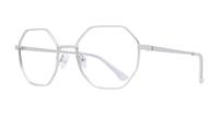 Silver Glasses Direct Daelan Round Glasses - Angle