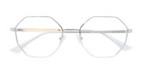 Silver Glasses Direct Daelan Round Glasses - Flat-lay