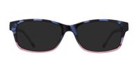 Blue/Pink Glasses Direct Daisy Rectangle Glasses - Sun
