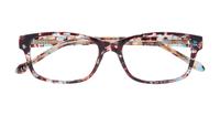 Brown Pattern Glasses Direct Daisy Rectangle Glasses - Flat-lay