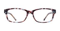 Brown Pattern Glasses Direct Daisy Rectangle Glasses - Front