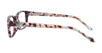 Brown Pattern Glasses Direct Daisy Rectangle Glasses - Side
