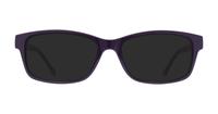 Dark Purple Glasses Direct Daisy Rectangle Glasses - Sun