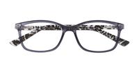 Black Leopard Glasses Direct Dakari Oval Glasses - Flat-lay