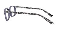 Black Leopard Glasses Direct Dakari Oval Glasses - Side