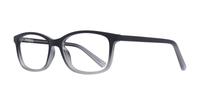 Matte Black/Grey Glasses Direct Dakari Oval Glasses - Angle