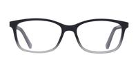 Matte Black/Grey Glasses Direct Dakari Oval Glasses - Front