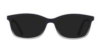 Matte Black/Grey Glasses Direct Dakari Oval Glasses - Sun