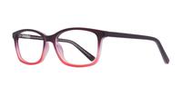 Matte Brown/Pink Glasses Direct Dakari Oval Glasses - Angle