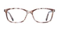 Tan Mottle Glasses Direct Dakari Oval Glasses - Front