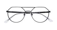 Matte Black Glasses Direct Daly Round Glasses - Flat-lay