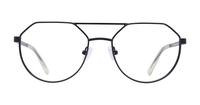 Matte Black Glasses Direct Daly Round Glasses - Front