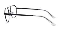 Matte Black Glasses Direct Daly Round Glasses - Side