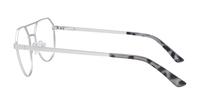 Matte Silver Glasses Direct Daly Round Glasses - Side