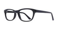 Black Glasses Direct Damica Oval Glasses - Angle