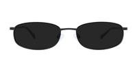 Shiny Black Glasses Direct Darby Oval Glasses - Sun