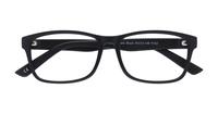 Matte Black Glasses Direct Dario Rectangle Glasses - Flat-lay