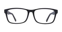 Matte Black Glasses Direct Dario Rectangle Glasses - Front