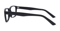 Matte Black Glasses Direct Dario Rectangle Glasses - Side