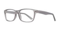 Matte Crystal/Grey Glasses Direct Dario Rectangle Glasses - Angle