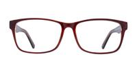 Shiny Brown/Crystal Glasses Direct Dario Rectangle Glasses - Front