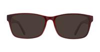 Shiny Brown/Crystal Glasses Direct Dario Rectangle Glasses - Sun