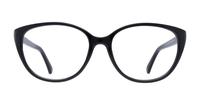 Shiny Black Glasses Direct Dawn Cat-eye Glasses - Front