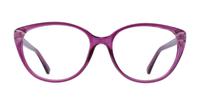 Shiny Purple Glasses Direct Dawn Cat-eye Glasses - Front