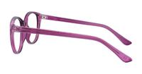 Shiny Purple Glasses Direct Dawn Cat-eye Glasses - Side