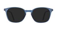 Matte Dark Blue Glasses Direct Dax Oval Glasses - Sun