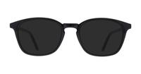 Shiny Black Glasses Direct Dax Oval Glasses - Sun
