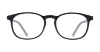 Black Glasses Direct Delaney Round Glasses - Front