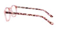 Crystal Pink Glasses Direct Deon Round Glasses - Side