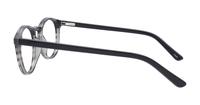 Grey / Horn Glasses Direct Deon Round Glasses - Side