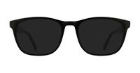 Matte Black Glasses Direct Devon Square Glasses - Sun
