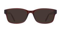 Brown / Black Glasses Direct Dewy Rectangle Glasses - Sun