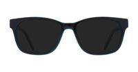 Black / Blue Glasses Direct Diallo Square Glasses - Sun