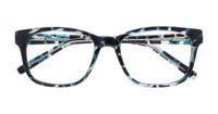 Blue Pattern Glasses Direct Diallo Square Glasses - Flat-lay