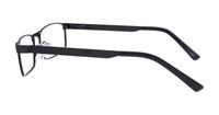Matte Black Glasses Direct Digby Rectangle Glasses - Side