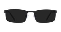 Matte Black Glasses Direct Digby Rectangle Glasses - Sun