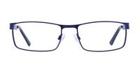 Matte Blue Glasses Direct Digby Rectangle Glasses - Front