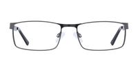 Matte Gunmetal Glasses Direct Digby Rectangle Glasses - Front