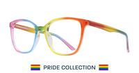 Rainbow Glasses Direct Diversity Square Glasses - Angle