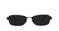 Black Glasses Direct Dixie Rectangle Glasses - Sun