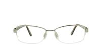Gold/Tortoise Glasses Direct Dixie Rectangle Glasses - Front