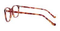 Shiny Pink/Beige Glasses Direct Donnie Round Glasses - Side